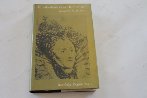Beispielbild fr Elizabethan Verse Romances zum Verkauf von Anybook.com