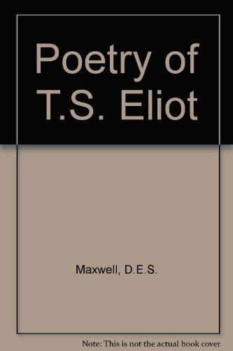 Stock image for THE POETRY OF T.S. ELIOT for sale by Cape Cod Booksellers