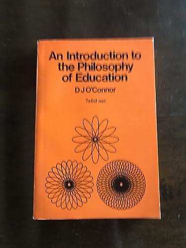 9780710046642: Introduction to the Philosophy of Education