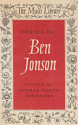 Beispielbild fr Poems of Ben Jonson zum Verkauf von Westwood Books