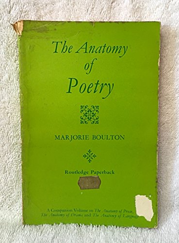 9780710060914: Anatomy of Poetry