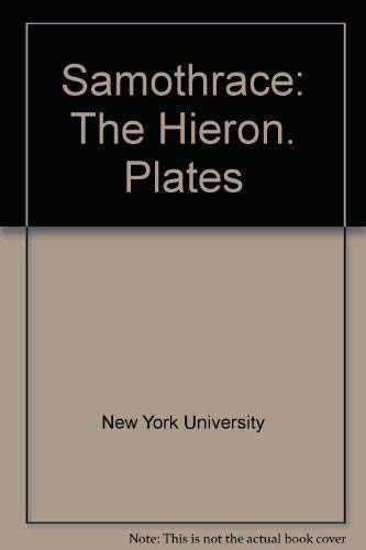 Beispielbild fr Samothrace: The Hieron. Plates zum Verkauf von G. & J. CHESTERS