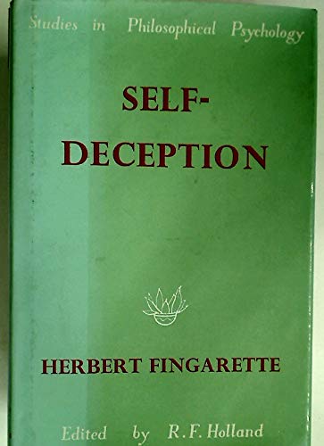 Self-Deception [Studies in Philosophical Psychology]
