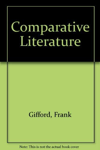 Comparative Literature (9780710063779) by Gifford, Henry