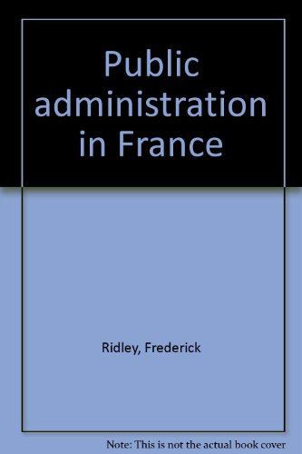 Imagen de archivo de Public Administration in France a la venta por Anybook.com