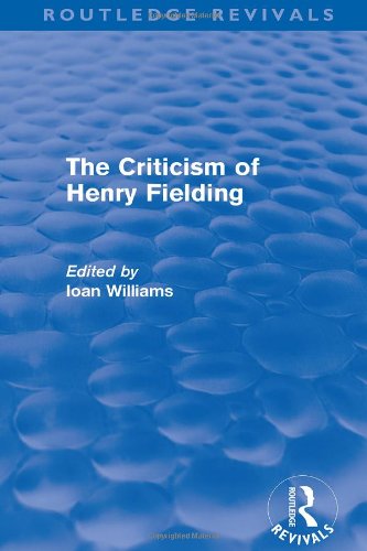 9780710065964: The criticism of Henry Fielding,