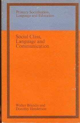 Imagen de archivo de Social Class, Language and Communication a la venta por Rosario Beach Rare Books