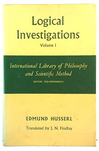 9780710066183: Logical investigations (International library of philosophy and scientific method)