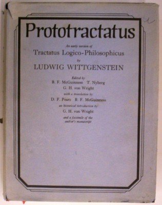 Stock image for Prototractatus. An early version of Tractatus Logico-Philosophicus. for sale by Powell's Bookstores Chicago, ABAA