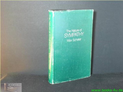 Imagen de archivo de Nature of Sympathy a la venta por ThriftBooks-Atlanta