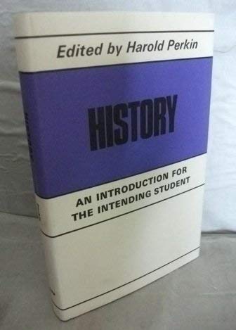 Beispielbild fr History; An Introduction for the Intending Student zum Verkauf von AwesomeBooks