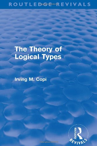 Imagen de archivo de The Theory of Logical Types a la venta por Better World Books