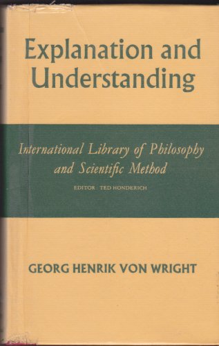 Beispielbild fr Explanation and Understanding (International Library of Philosophy) zum Verkauf von Anybook.com