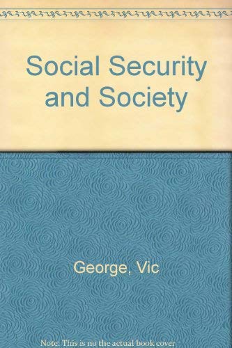 Beispielbild fr Social Security and Society zum Verkauf von AwesomeBooks