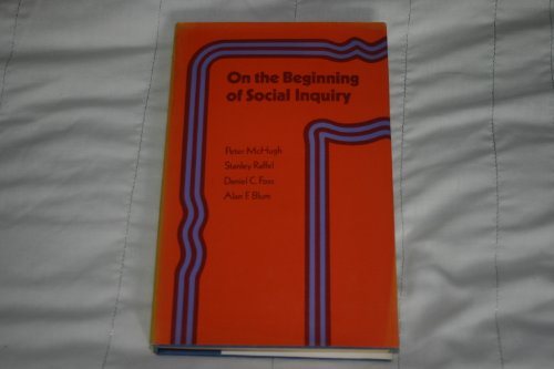 9780710077653: On the beginning of social inquiry