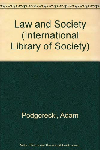 Imagen de archivo de Law and Society (International library of sociology) a la venta por Books From California