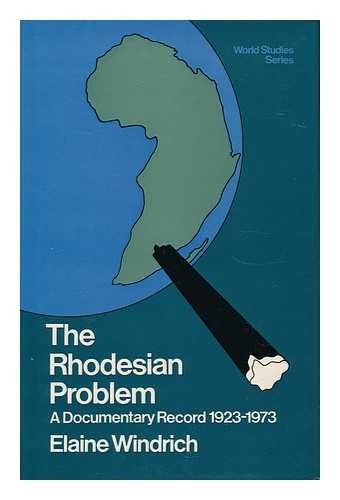 Imagen de archivo de Rhodesian Problem a la venta por Better World Books Ltd