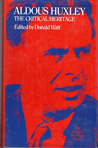 Imagen de archivo de Aldous Huxley (Critical Heritage) a la venta por medimops