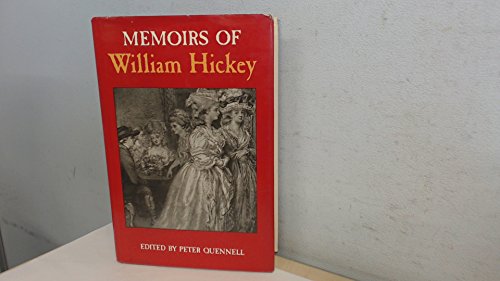 Imagen de archivo de Memoirs of William Hickey a la venta por Front Cover Books