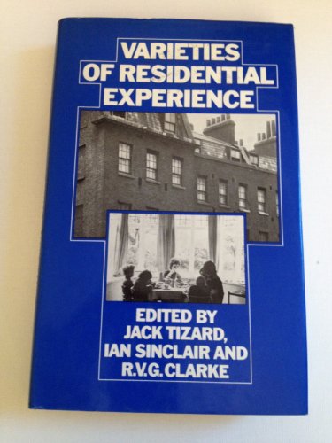 9780710081650: Varieties of Residential Experience