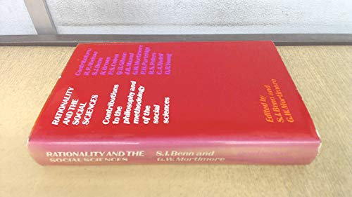 Imagen de archivo de Rationality and the Social Sciences : Contributions to the Philosophy and Methodology of the Social Sciences a la venta por Better World Books