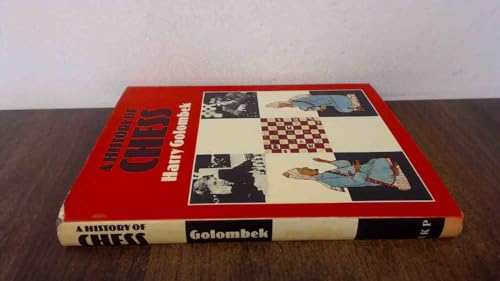 Beispielbild fr A History of Chess zum Verkauf von WorldofBooks