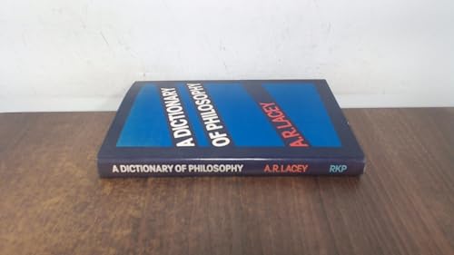 9780710083616: A dictionary of philosophy