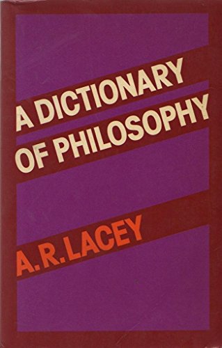 Stock image for A Dictionary of Philosophy for sale by The London Bookworm