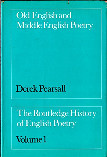 9780710083968: Old English and Middle English Poetry (The Routledge history of English poetry)