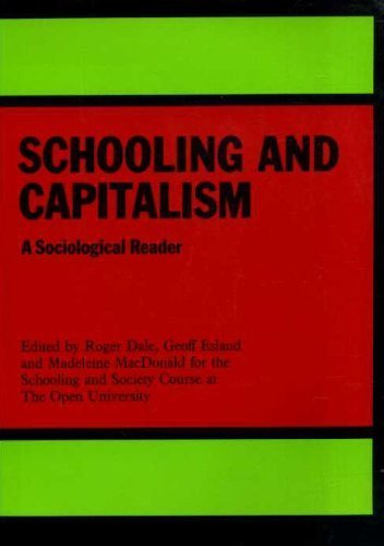 Stock image for Schooling And Capitalism, A Sociological Reader for sale by Geoff Blore`s Books