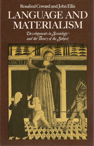 Beispielbild fr Language and Materialism: Development in Semiology and the Theory of the Subject zum Verkauf von WorldofBooks