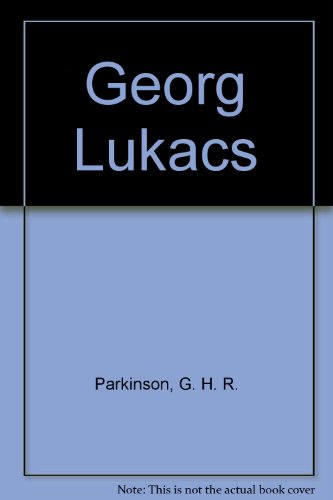 Imagen de archivo de Georg Lukacs a la venta por Better World Books: West