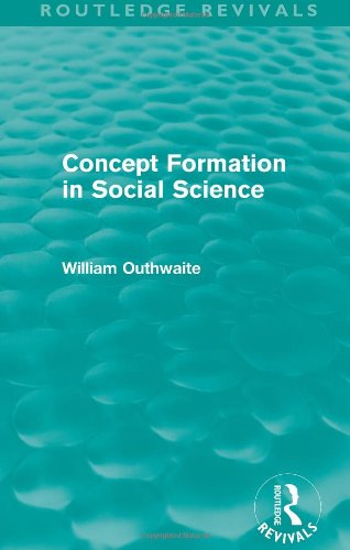 9780710091956: Concept Formation in Social Science (International Library of Society)