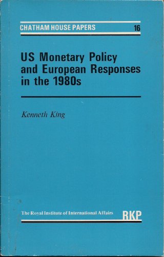 Stock image for U. S. Monetary Policy and European Responses in the 1980's for sale by Better World Books