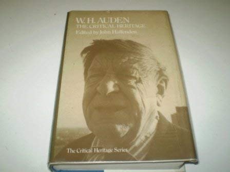 Stock image for W. H. Auden : The Critical Heritage for sale by Better World Books