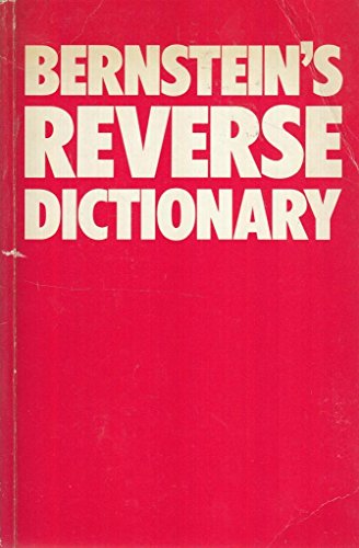 Stock image for Reverse Dictionary for sale by madelyns books