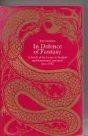 Stock image for In defence of fantasy: A study of the genre in English and American literature since 1945 for sale by Front Cover Books