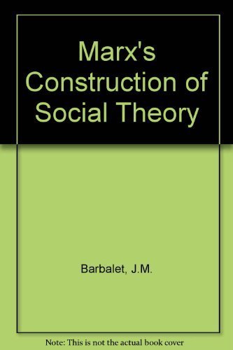 Beispielbild fr Marx's Construction of Social Theory zum Verkauf von Nilbog Books