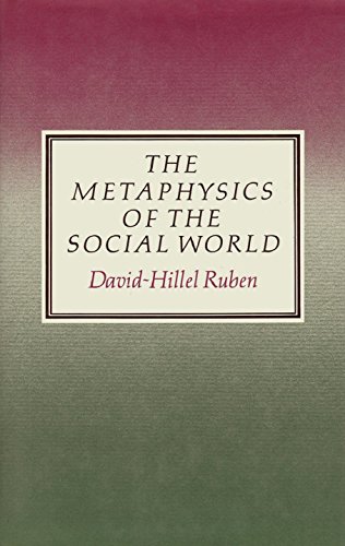 Beispielbild fr The Metaphysics of the Social World zum Verkauf von Housing Works Online Bookstore