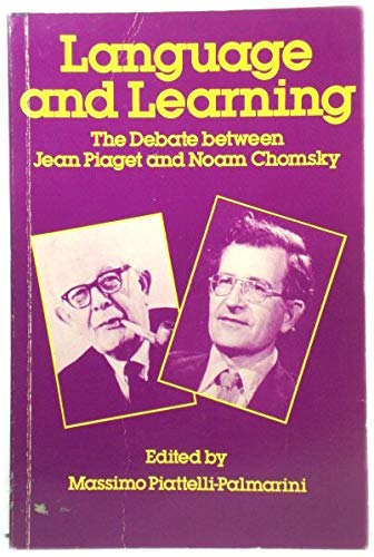 9780710200235: Language and Learning: Debate Between Jean Piaget and Noam Chomsky