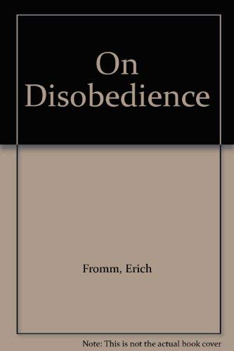 9780710202390: On Disobedience