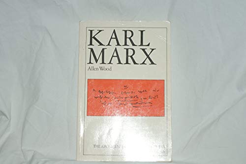 Beispielbild fr Karl Marx (Arguments of the Philosophers) zum Verkauf von Anybook.com