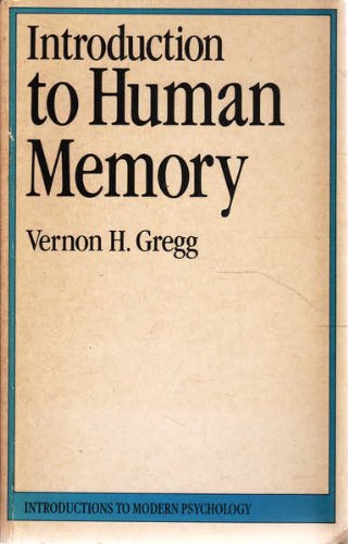 Stock image for Introduction to Human Memory for sale by Better World Books: West