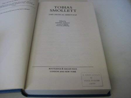 Stock image for Tobias Smollett: The Critical Heritage. [The Critical Heritage Series] for sale by G. & J. CHESTERS