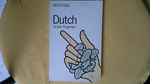 9780710209535: Dutch at Your Fingertips