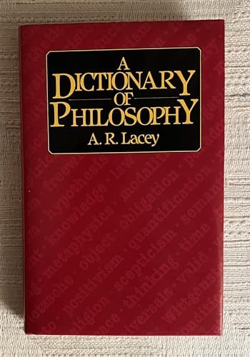 9780710209917: Dictionary of Philosophy