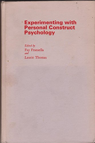 9780710210623: Experimenting with Personal Construct Psychology