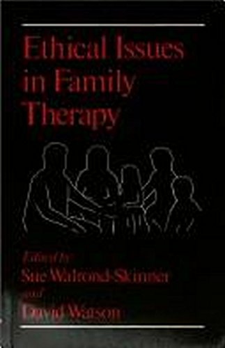 Stock image for Ethical Issues in Family Therapy for sale by Wonder Book