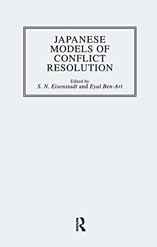 9780710303424: Japanese Models Of Conflict Resolution (Japanese Studies Series)