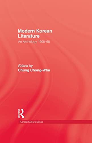 Modern Korean Literature (9780710304902) by Chung Chong-Wha, Professor